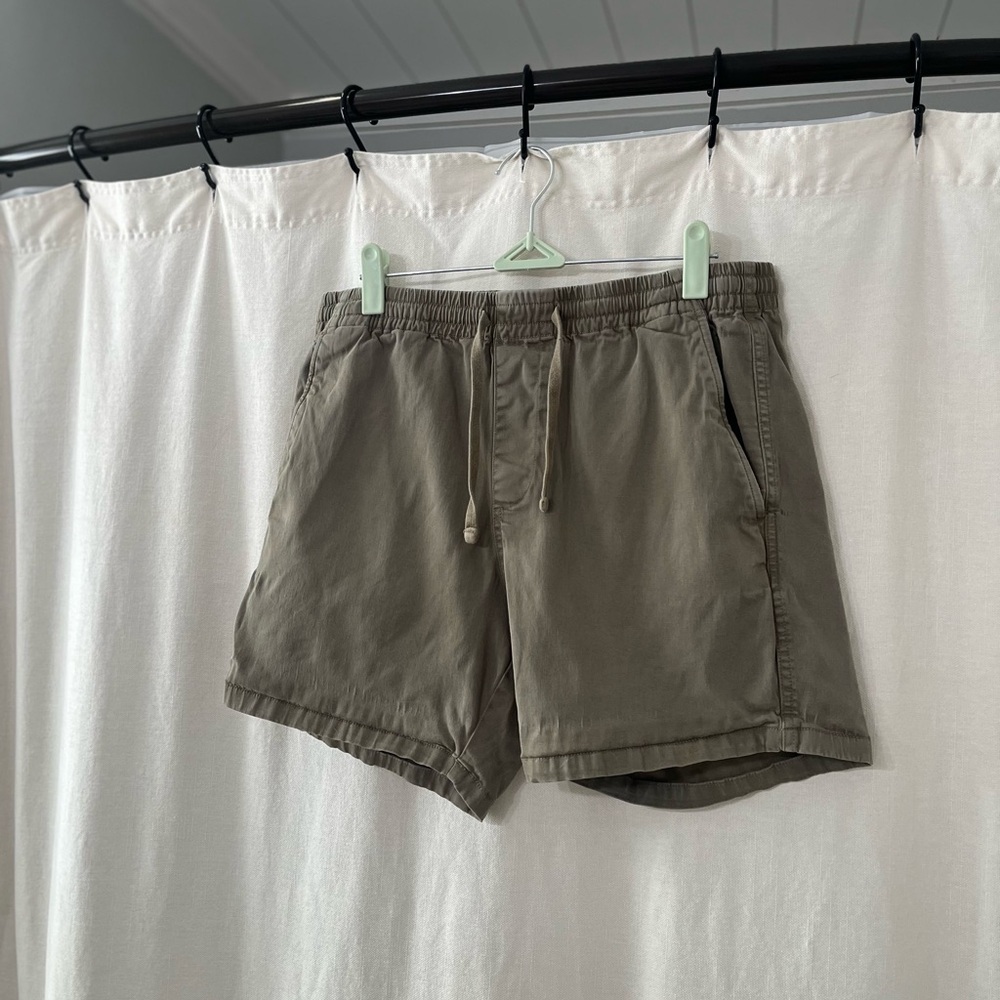 Todd Snyder Olive Tailored Shorts